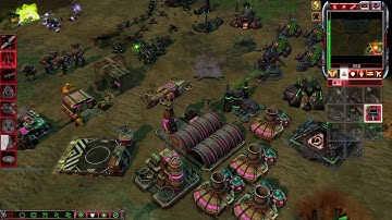 Tiberium Essence MOD - C&C 3 Tiberium Wars 2v2 vs brutal Turtle AI , W/Mad Animal