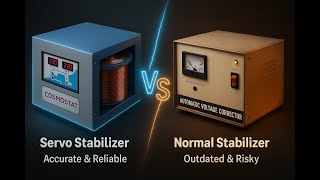 Servo Stabilizer Vs Normal Stabilizer | Servo Stabilizer Vs Relay Based | ⚡Which One Should You Buy?
