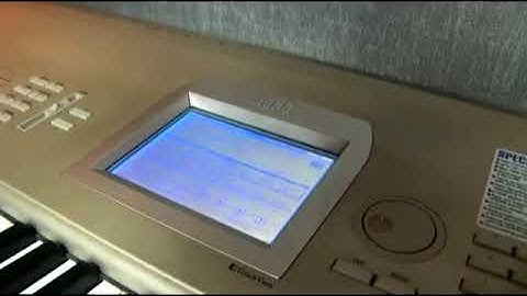 Setting Tempo on Korg Triton Keyboards