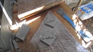 This video compares how well ceramic tiles stick to a glossy granite using two different methods. 1) Using an unmodified thinset. 2) 