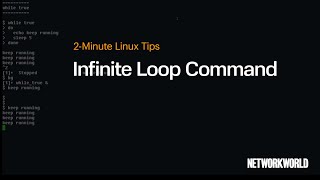 How to create infinite loops in the Linux command line