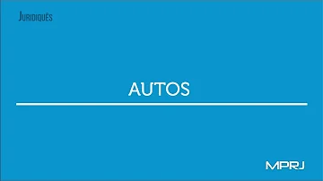 O que significa por termos nos autos?