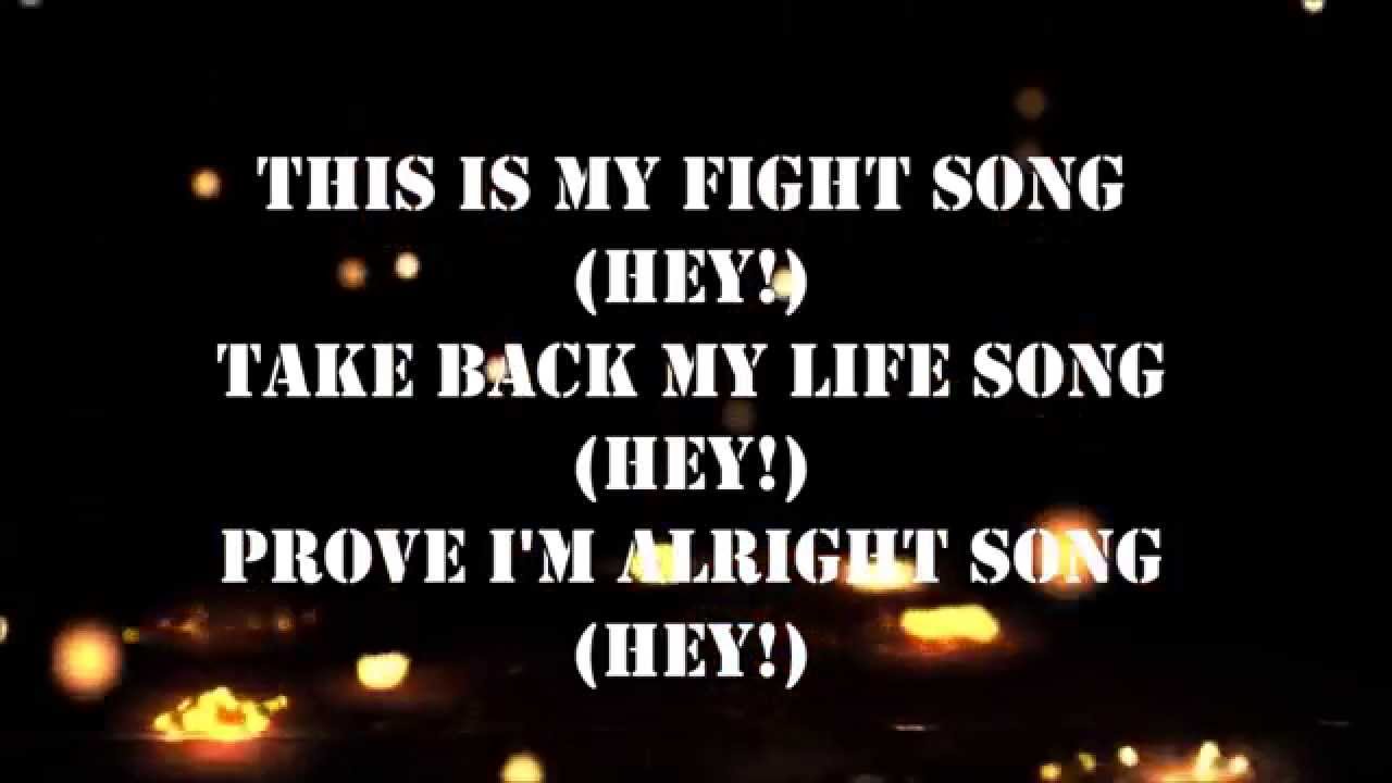 Rachel Platten Fight Song(lyrics) YouTube
