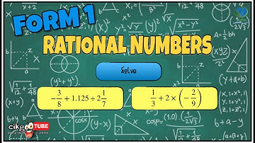 KSSM F1 Chapter 1 : Rational Numbers