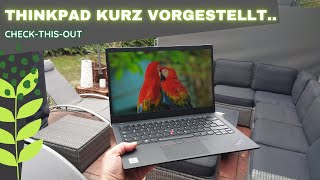 Thinkpad kurz vorgestellt (X1 Carbon Gen 8)