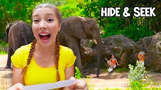 EXTREME HIDE AND SEEK IN DISNEY WORLD! (Part 2) | Triple Charm