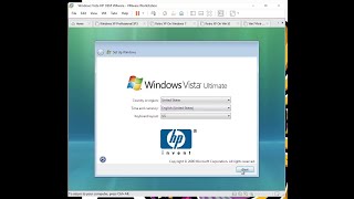 Installing Hp Windows Vista On Vmware Workstation 17