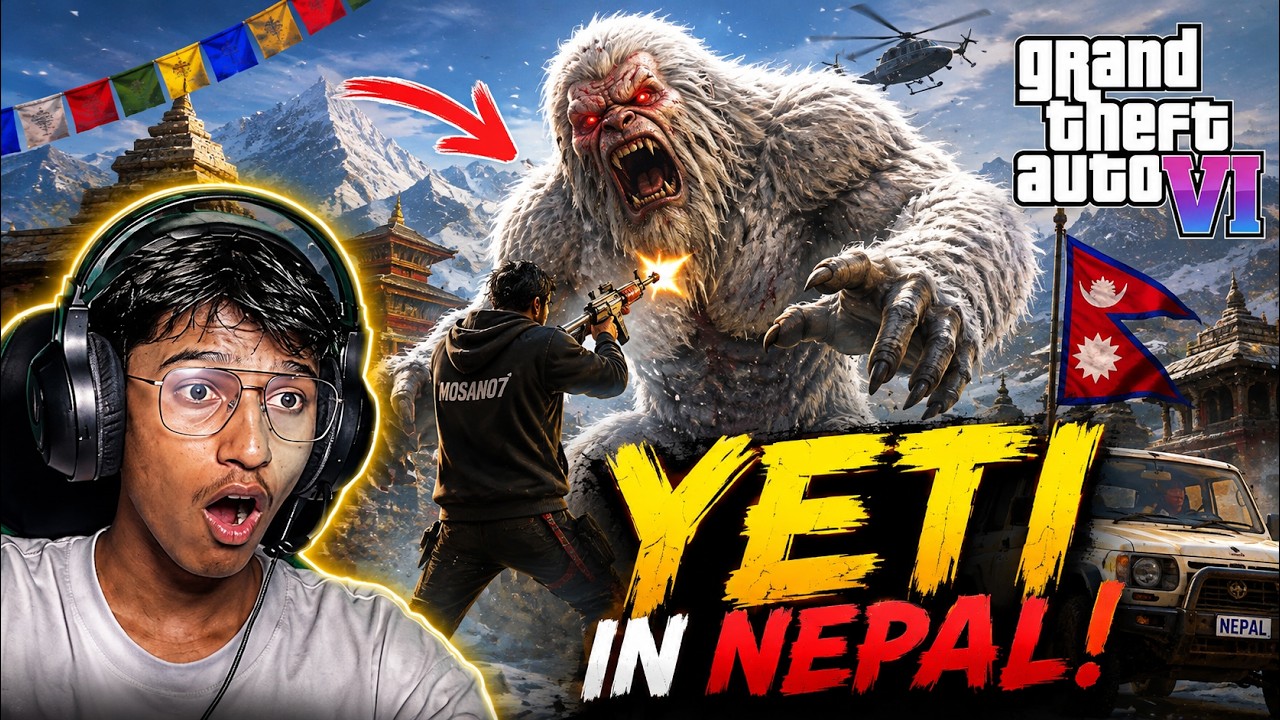 😱Can I Escape the Yeti? | GTA Nepal 🔥 | GAULEY GAME EP-1  ||MOSAN07