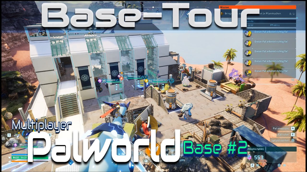Palworld Base Tour | Bergwerk Showcase ⛏️ | Update v0.6.x (Base #2)