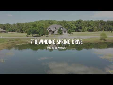 718 Winding Spring Drive, Fayetteville, AR home video tour