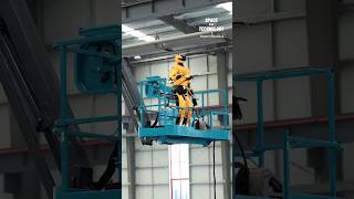 Robot Performing High-Altitude Welding