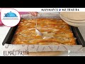 MÜTHİŞ OLDU💯👏BAKLAVALIK YUFKADAN ELMALI PASTA YAPTIM✅YİYENLER HAYRAN KALDI✔ İLK DEFA BURDA YENİ