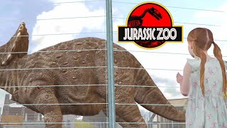 Jurassic Zoo Dinosaur Hunting Capitulo 1-5 Dinosaurios Salvajes en el Zoológico Juegos Android screenshot 3