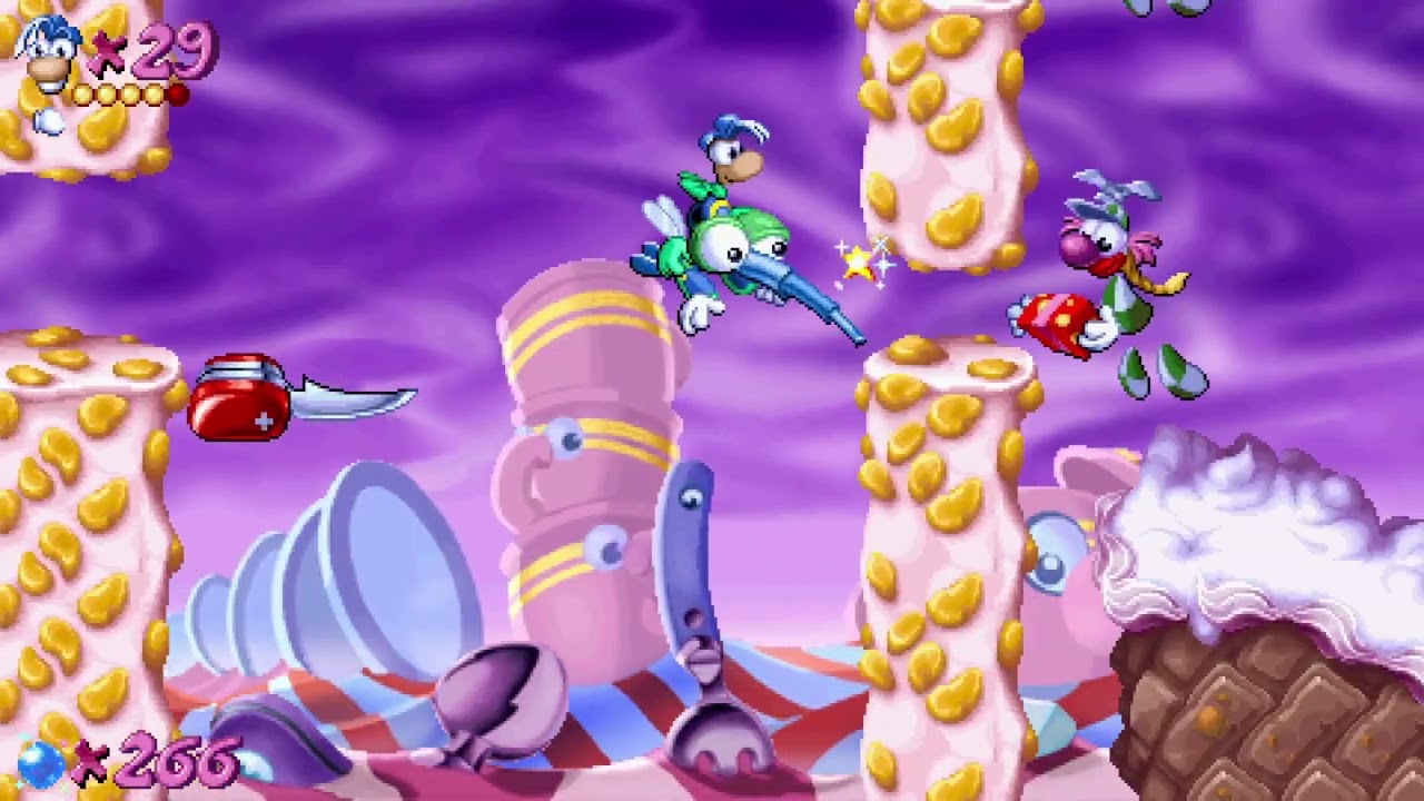 One Last Moskitoes Section Before Mr Dark I Rayman Redemption Part 7