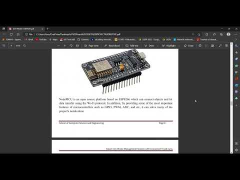 Naan Mudhalvan - IBM - IoT - Smart City Waste Management System with Connected Trash Cans