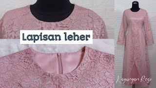 TUTORIAL MENJAHIT LAPISAN LEHER | Baju Seperti Jahitan Butik
