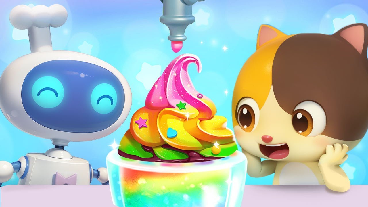 どんなアイスがでてくるかな？🍨 | 子供の歌メドレー | 子どもの歌 | 童謡 | ネコネコファミリー | MeowMi Family Show