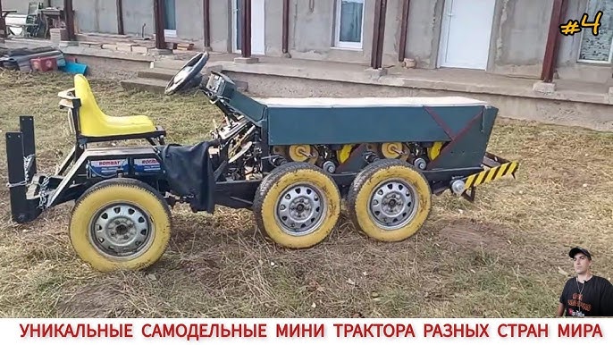 Самодельный трактор своими руками: как сделать самому, чертежи и схемы (видео)
