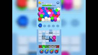 Hexa Fall Color Sort level 76 gameplay walkthrough solution 
