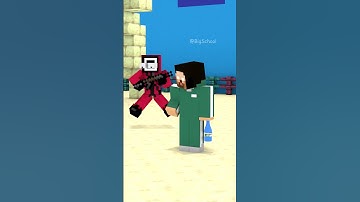 When Herobrine Plays Bottle Flip and Squid Game Dalgona Candy |  Minecraft Animation