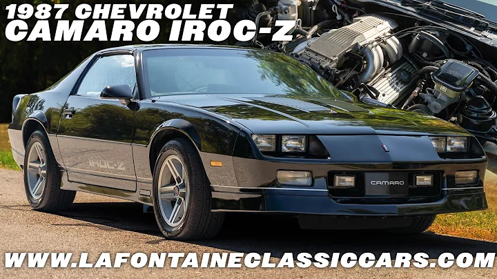 1987 Chevrolet Camaro IROC Z | T-Tops | L98 5.7L | 17k Miles