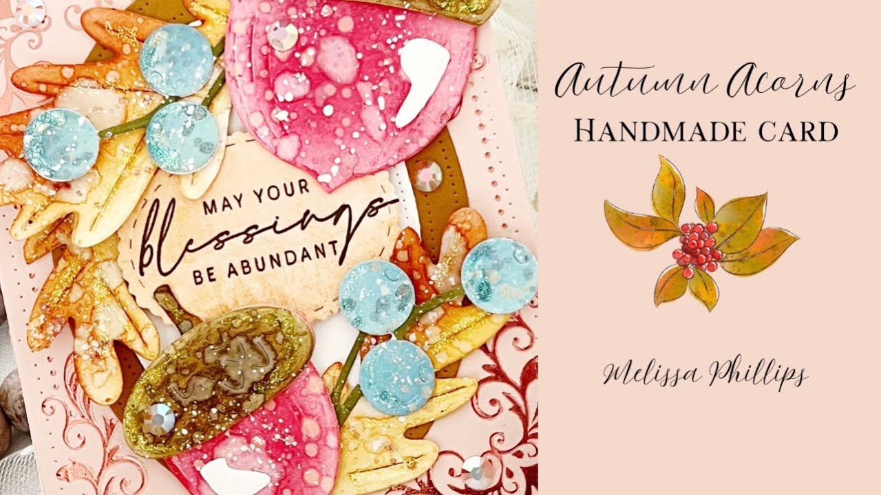 Autumn Acorns card featuring Papertrey Ink