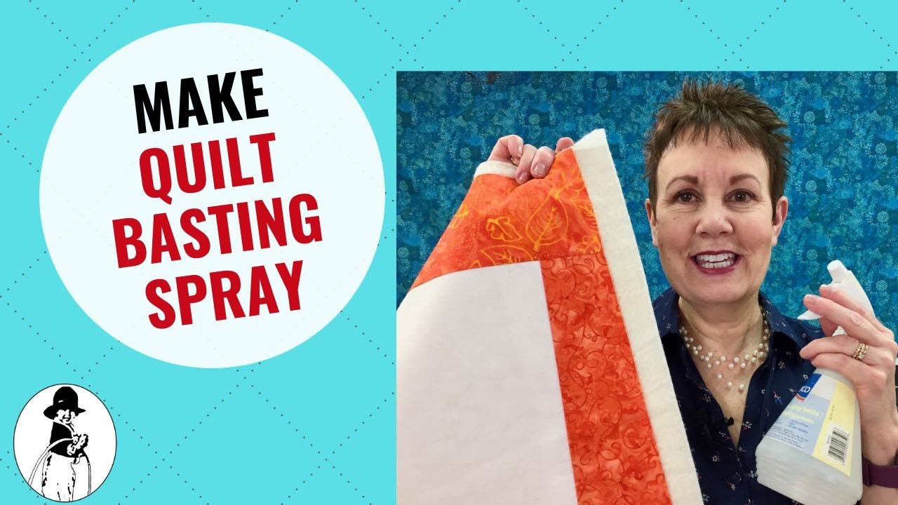 Make Your Own Quilt Basting Spray - YouTube