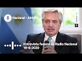 #EntrevistaFederal en Radio Nacional - 19/6/2020