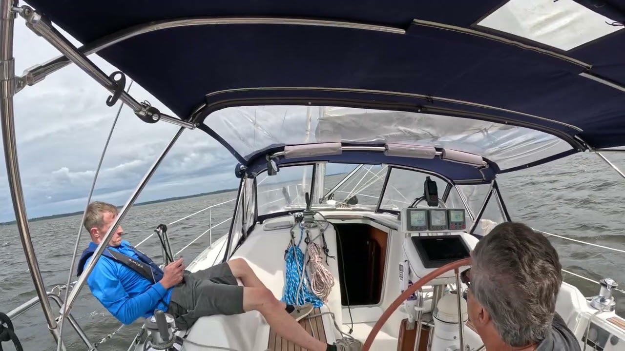 Indigo Sailing in 39 knots