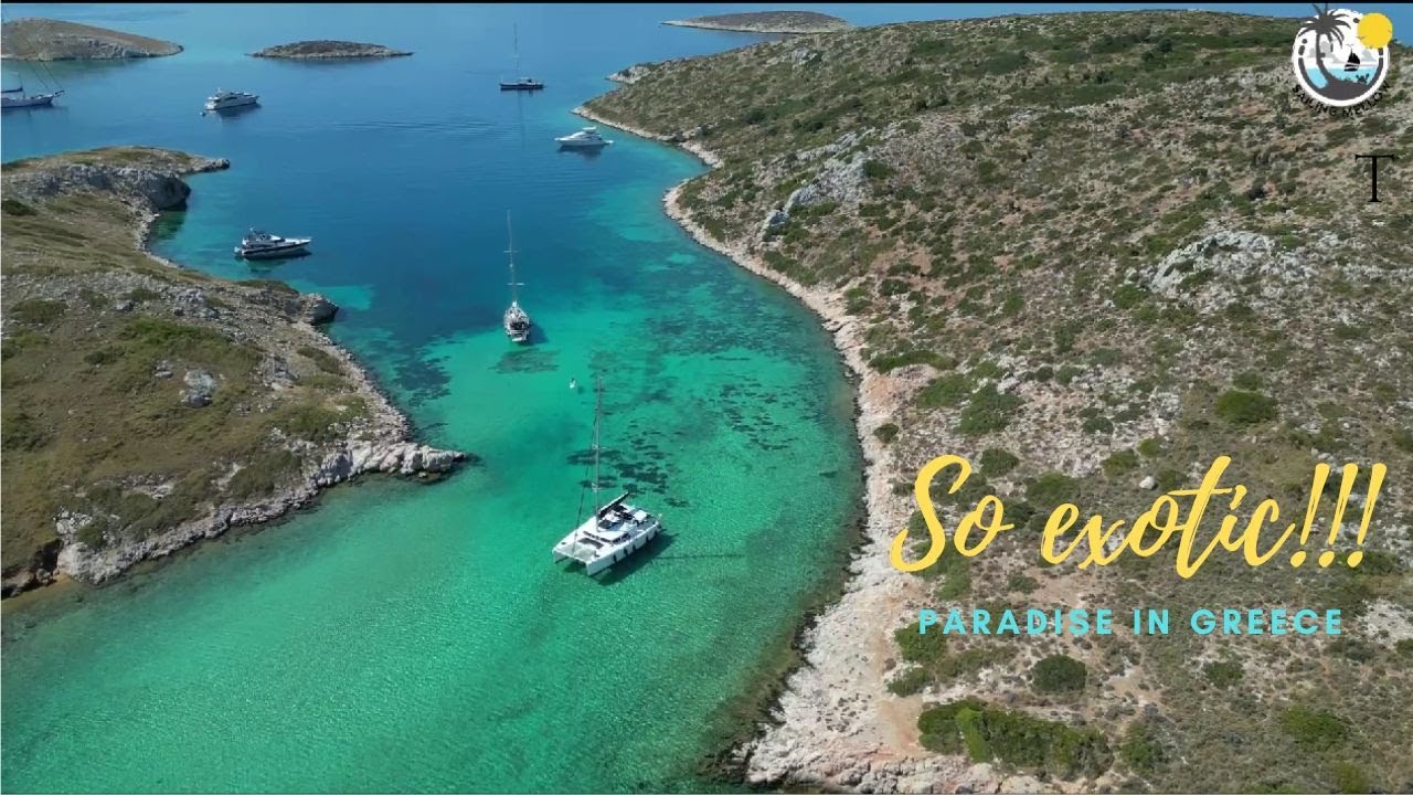 ΑΡΚΙΟΙ ΤΗΓΑΝΑΚΙΑ, ΔΩΔΕΚΑΝΗΣΑ - ARKI TIGANAKIA, DODECANESE GREECE The turquoise paradise in Greece