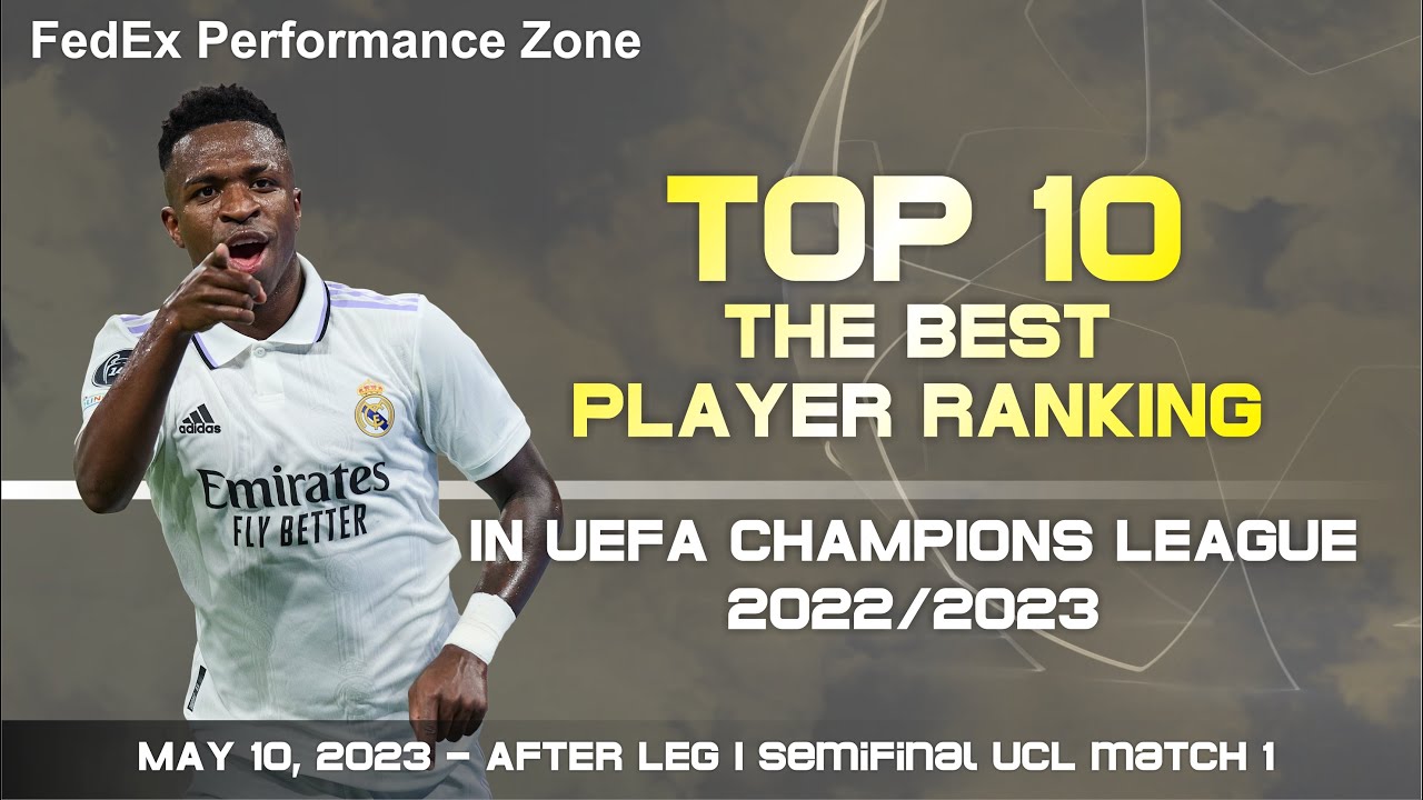 THE BEST PLAYER IN UEFA CHAMPIONS LEAGUE 2022/2023 - TOP 10 RANKINGS UPDATE  MAY 10, 2023 