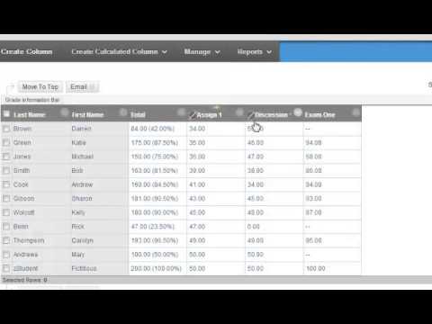 Gradebook- Show-Hide Columns