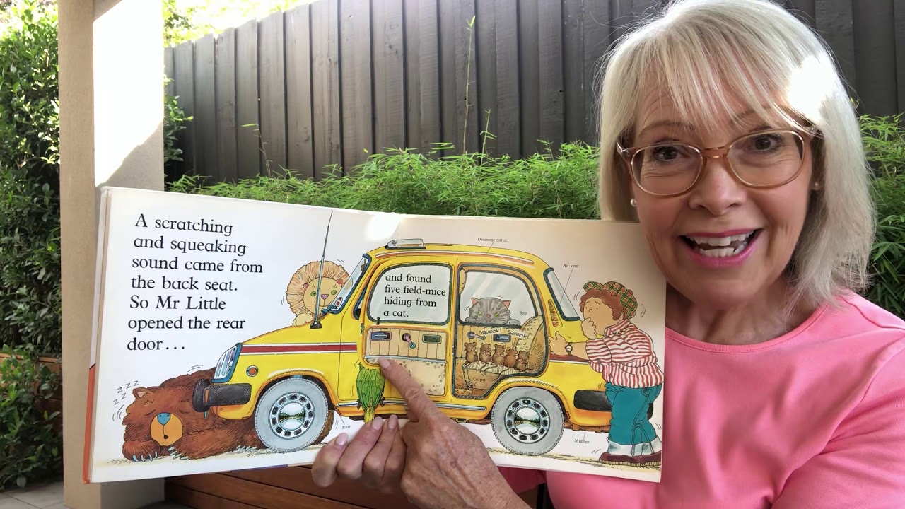2 Mr. Little’s noisy car. Story time with SheNANNAgans YouTube