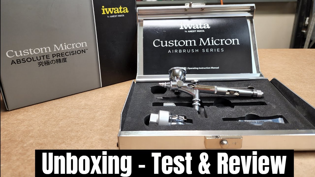 Iwata Micron Takumi - Unboxing - Test and Review 