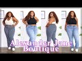Wow trying the viral tiktok jeans  plus size friendly  alexander jane boutique  nizzy mac