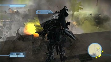 Transformers: The Game Decepticon Level 1 - SOCCENT Military Base full walkthrough