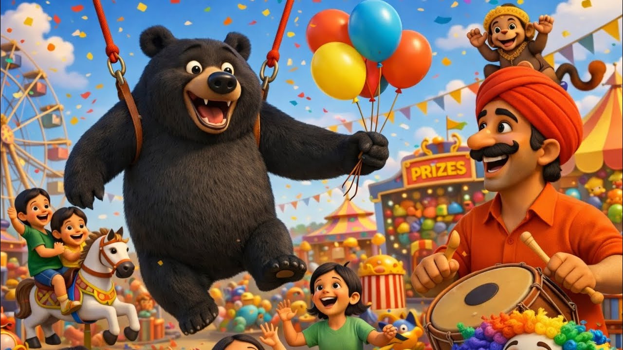 कालू मदारी आया | Bandar Wala Dance | Hindi Rhymes for Kids | Kalu Madari Aaya | बच्चों का मजेदार गीत