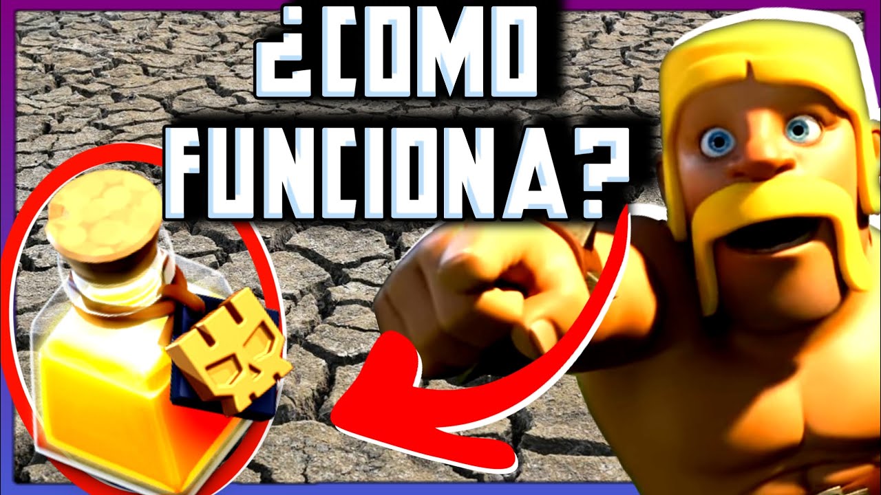 COMO FUNCIONA LA Super POCION Clash of Clans COMO USAR SUPERPOCIMA CoC pócima / posima de SUPERTROPA