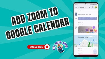 How to Add Zoom to Google Calendar