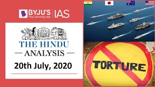'The Hindu' Analysis for 20th July, 2020. (Current Affairs for UPSC/IAS) screenshot 1