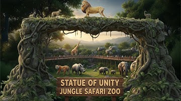 Statue of Unity Jungle Safari Zoo Vlog | Full Tour, Wildlife Experience & Travel Guide #junglesafari