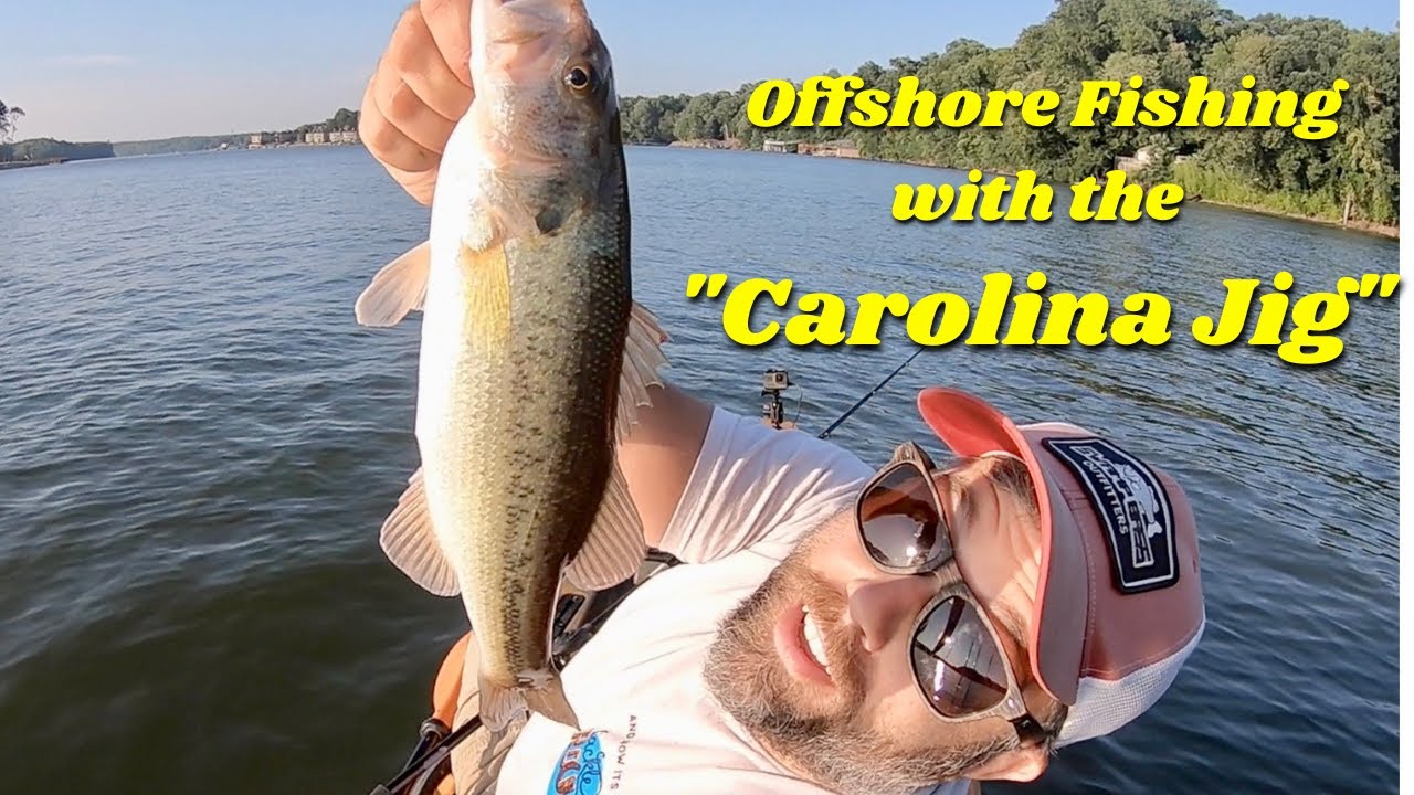 Deep Water Cranking and Offshore Bass Fishing Using a Modified Carolina Rig:  The Carolina Jig 