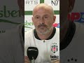 ⚫⚪ Beşiktaş Teknik Direktörü Vincenzo Italiano'nun açıklamaları #shorts #beşiktaş