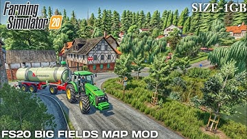 FS20 New Map Mod | Big Fields Map Mod | FS20 Mod apk | Unlimited Money | Farming Simulator 20 mods