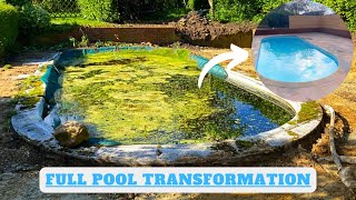 Full Transformation Of A Pool And Surround