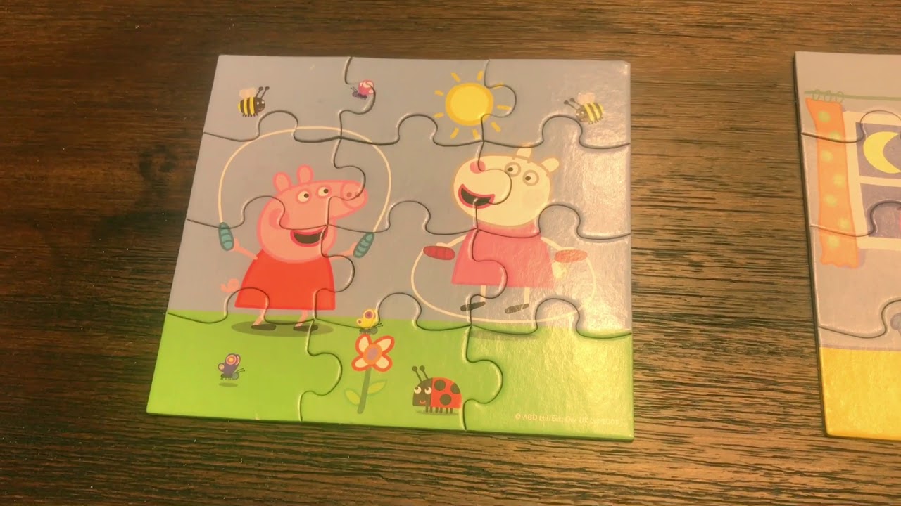 Dark Peppa Pig Puzzle Game - YouTube