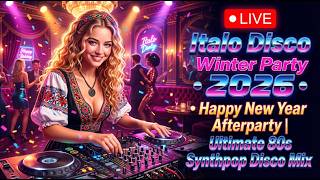 Download Lagu 🔴 LIVE Italo Disco Winter Party 2026 • Happy New Year Afterparty | Ultimate 80s Synthpop Disco Mix MP3