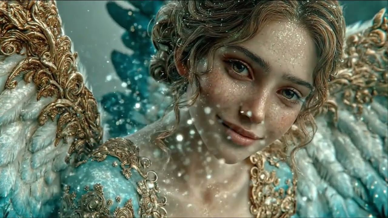 Luminous Horizons | Walking Through the White–Gold–Cyan Dimension (4K)