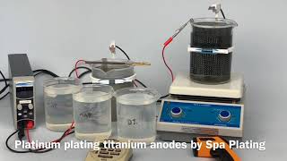 How To make platinum electrodes with Spa Plating's Platinum Tank Plating Solution