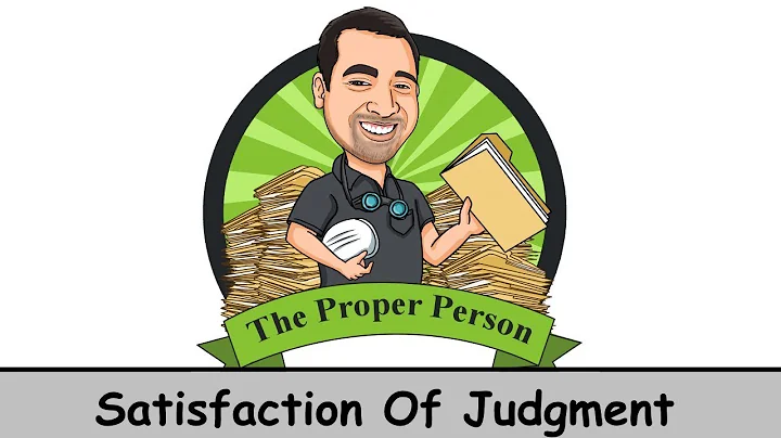 Legal Nuts And Bolts: Satisfaction of Judgment